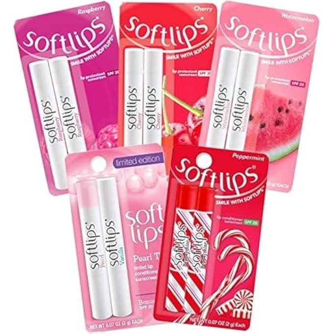 Softlips LIP PROTECTANT 6 FLAVOR ULTIMATE HOLIDAY VARIETY PACK (10 STICKS) - Image 1